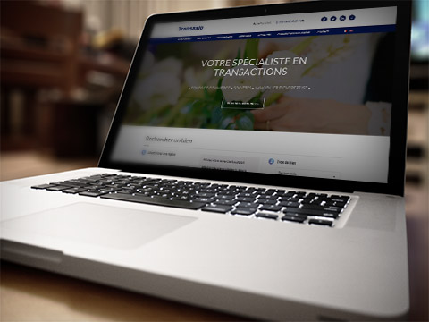 Création d'un site d'annonces de sociétés et fonds de commerce de Transaxio avec WEBANDPIXEL